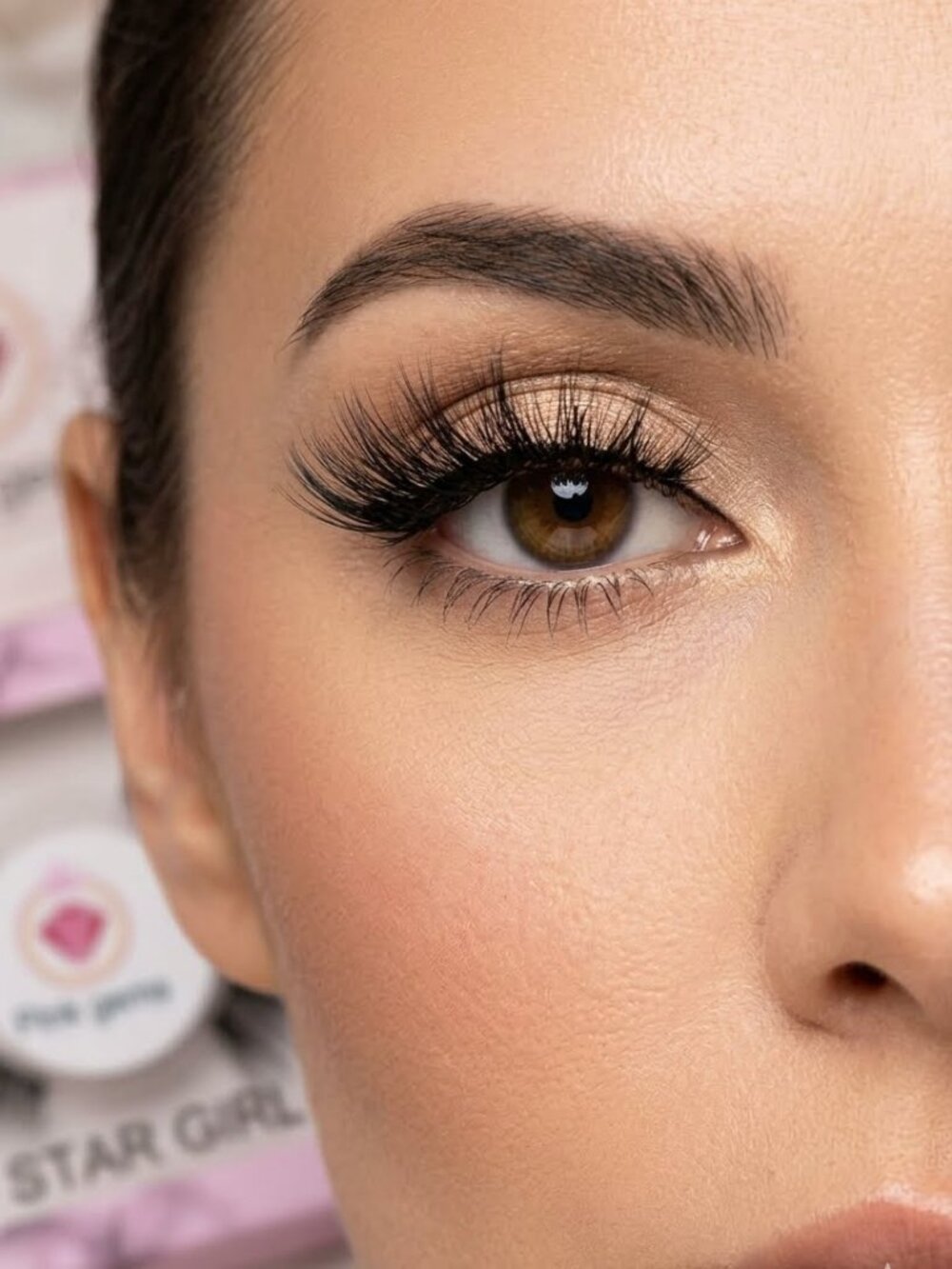 Star Girl Full Mink 3D Faux Mink Lashes Wispy Fluffy Natural Volume